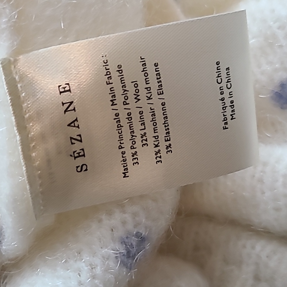 Nwt! Sezane Alban jumper polka dot - Picture 9 of 10